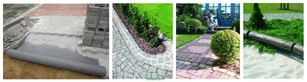 Netkaná geotextília čierna 1,6x100m, (160m2)  45g/m2