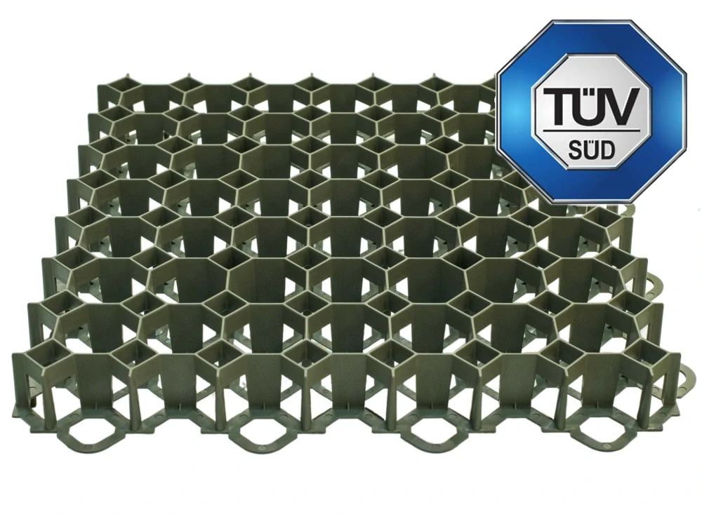 Zatrávňovacia dlažba 493 x 493 x 64 mm zelená 1 ks
