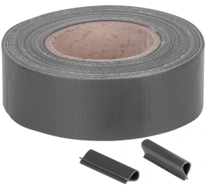 Tieniaci pás na plot, 47,5 mm, L-35 m, tieniaca, antracit, krycia, na plotové panely, s 20 klipsami, 450g/m2, PVC, RAL7016