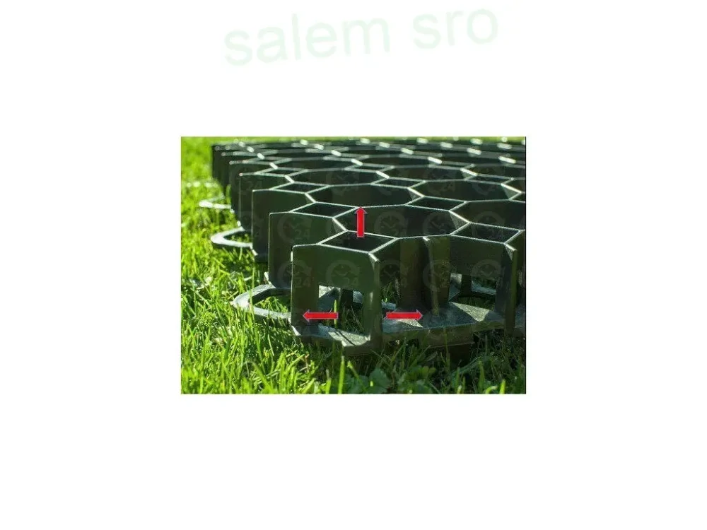 Zatrávňovacia dlažba  493 x 493 x 73 mm zelená 1 ks