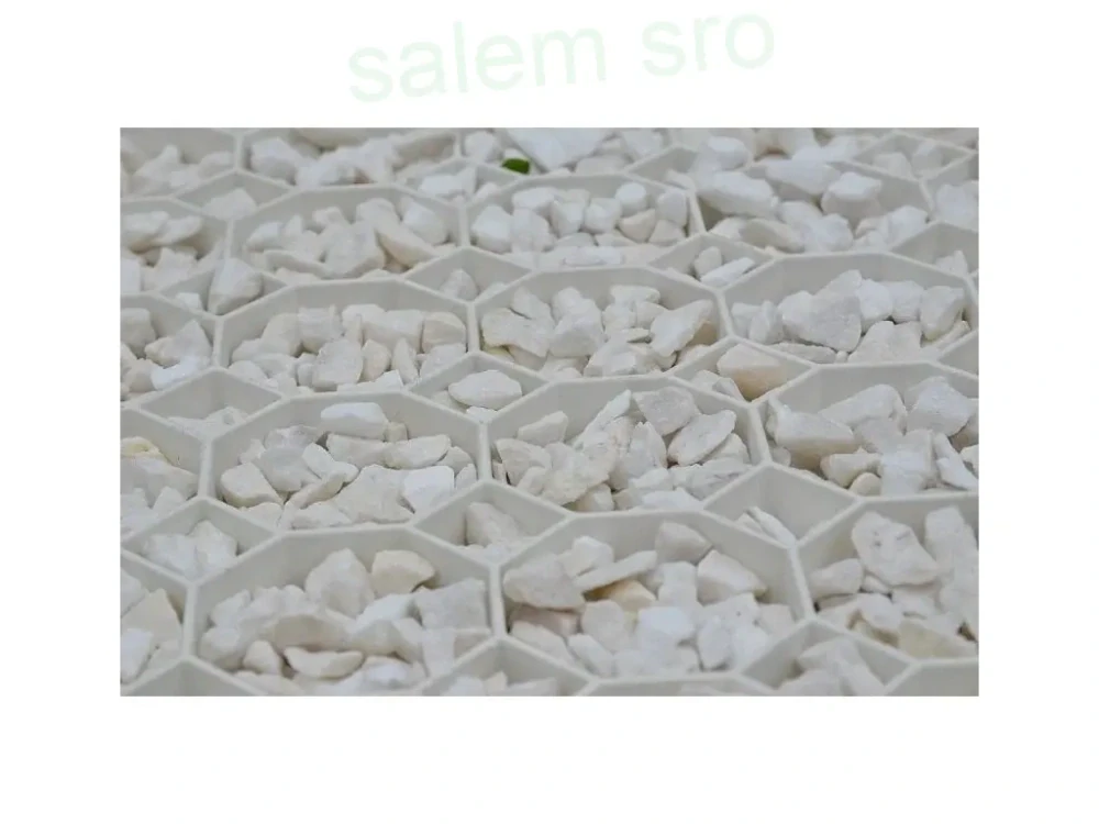 Zatrávňovacia dlažba 493 x 493 x 64 mm biela 1 ks