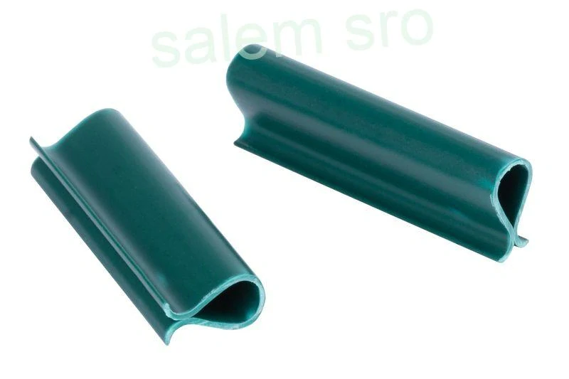 Tieniaci pás na plot, 47,5 mm, L-35 m, tieniaca, zelená, krycia, na plotové panely, s 20 klipsami, 1000g/m2, PVC, RAL6005